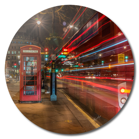 London Bus Lighttrails