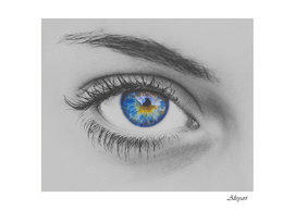 beauty blue eye