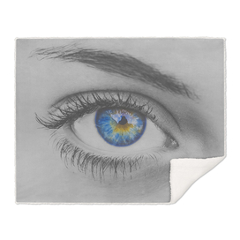 beauty blue eye