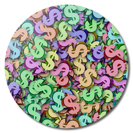 money currency rainbow