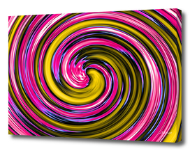 swirl vortex motion pink yellow