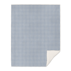 Blue grid pattern on ice grey