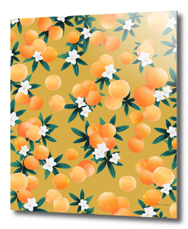Orange Twist Flower Vibes #5 #tropical #fruit #decor #art