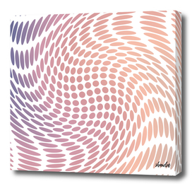 Halftone pattern background in calming colors