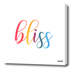 Bliss Lettering Hand Drawn