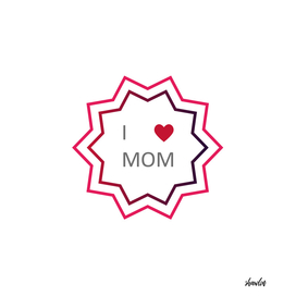 Mothers Day Lettering Emblems and Badge