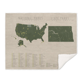 US National Parks - North Dakota