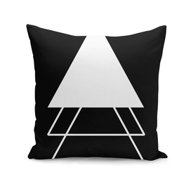 Abstrait Triangles Noir/Blanc