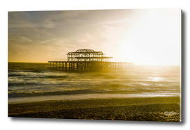 Brighton Beach Sunset