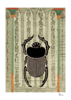 egyptian design beetle
