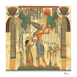 egyptian man sun god ra amun