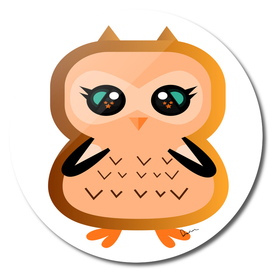 owl cartoon character cute