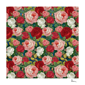 roses repeat floral bouquet