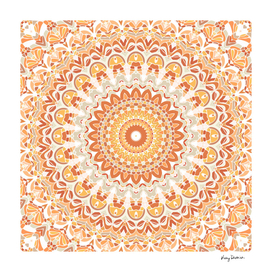 Orange Power Mandala