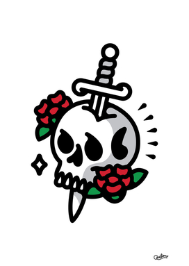 Death Flower Tattoo