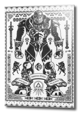 The Triforce of Power Ganondorf
