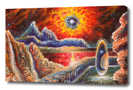 Sci Fi  Landscape Painting