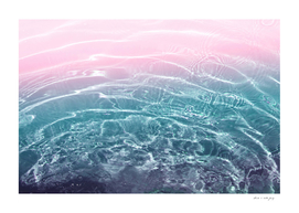 Pink Blue Ocean Dream #1 #water #decor #art