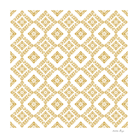 golden ethnic pattern