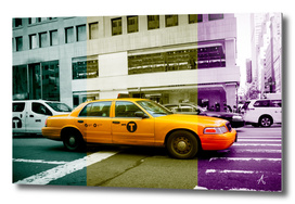 Yellow Cab in New York City