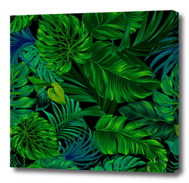 Fancy Tropical Floral Pattern