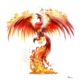 firebird phoenix drawing