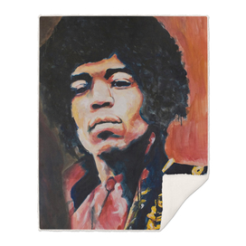 Jimi Hendrix Portrait painting