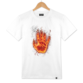 fire flame hand