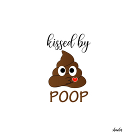 Poop_A swirl of brown poop kissing
