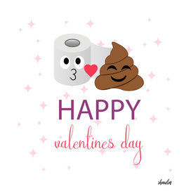 Poop couple wishing for valentines day