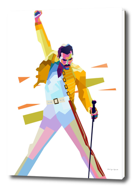 Freddie Mercury iconic pose