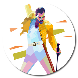 Freddie Mercury iconic pose