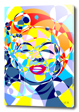 Marilyn Colored Circles