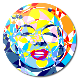 Marilyn Colored Circles
