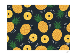 seamless pattern pineapple pattern
