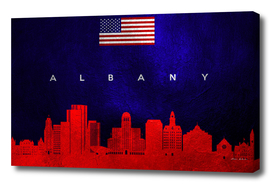 Albany New York Skyline