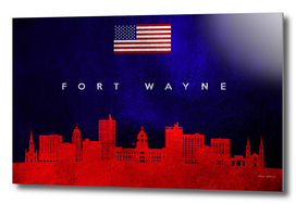 Fort Wayne Indiana Skyline