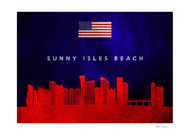 Sunny Isles Beach Florida Skyline