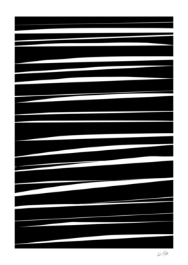 Black and White Abstract Stripes