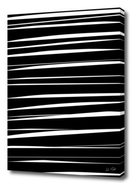 Black and White Abstract Stripes