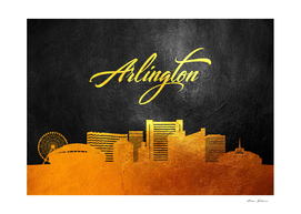Arlington Texas Gold Skyline