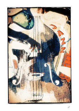 Double bass Jazz Poster