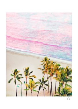 Pink Ocean | Dreamy Scenic Tropical Beach Travel | Blush