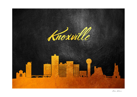 Knoxville Tennessee Gold Skyline
