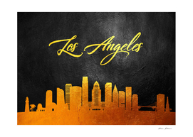 Los Angeles California Gold Skyline