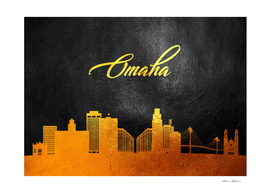 Omaha Nebraska Gold Skyline