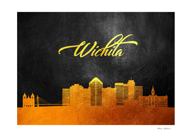 Wichita Kansas Gold Skyline