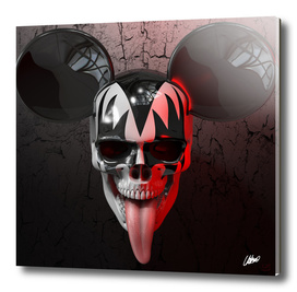 Skull Kiss Mickey