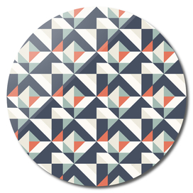 Abstract Contemporary Geometric Retro Pattern 07