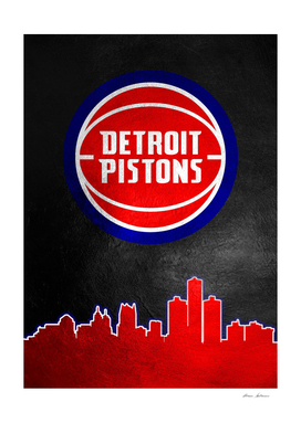 Detroit Pistons Skyline